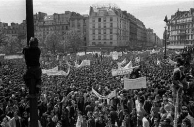 Manifestação em 13 de maio de 1968 em Paris