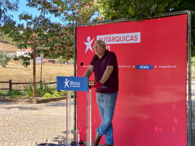 Pedro Gonçalves, candidato do Bloco à Câmara de Odemira - Foto de Andreia Quartau