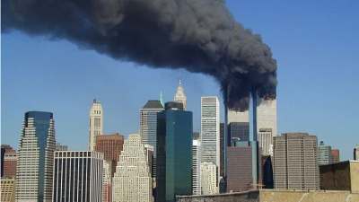 Ataque ao World Trade Center. Por Michael Foran/Flickr.