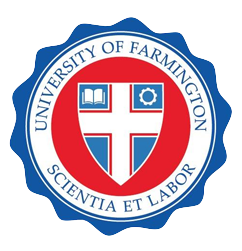 Logotipo da Universidade falsa criada pelos serviços de imigração norte-americanos.