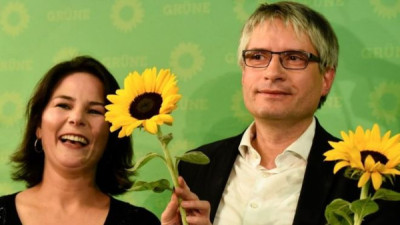 Na Alemanha, os Verdes tiveram a maior subida passando de 13 para 25 mandatos
