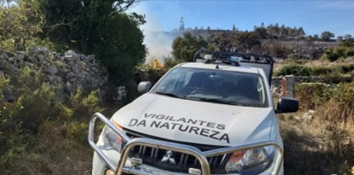 Carro de vigilantes da natureza - Foto por Instituto da Conservação da Natureza e das Florestas – Facebook