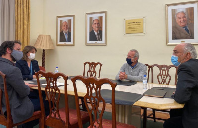 Catarina Martins e Moisés Ferreira em reunião com a Associação Portuguesa de Medicina Geral e Familiar
