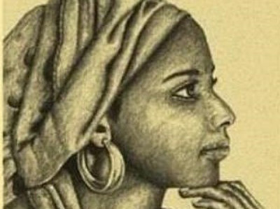 Uma das imagens de Zacimba Gaba princesa angolana que comandou durante muitos anos ataques a navios para resgatar pessoas negras escravizadas.