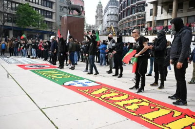 Manifestação anti-imigração no Porto