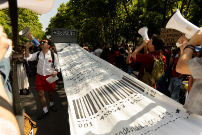 Manifestação dos 52 anos do 25 de Abril em Lisboa