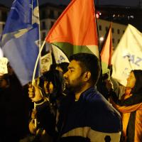 Fotogaleria da concentração em Lisboa pelo fim do massacre na Palestina