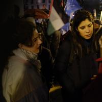  Fotogaleria da concentração em Lisboa pelo fim do massacre na Palestina