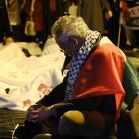  Fotogaleria da concentração em Lisboa pelo fim do massacre na Palestina