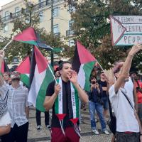  Fotogaleria da manifestação pela libertação da Palestina em Lisboa