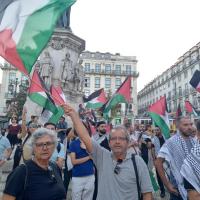  Fotogaleria da manifestação pela libertação da Palestina em Lisboa