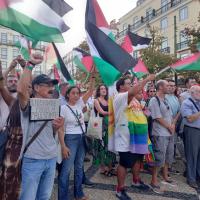  Fotogaleria da manifestação pela libertação da Palestina em Lisboa