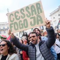  Fotogaleria da marcha “Fim ao Genocídio. Palestina Livre