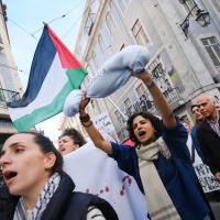 Fotogaleria da marcha “Fim ao Genocídio. Palestina Livre