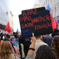  Manifestação "Vida Justa" em Lisboa