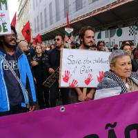  Manifestação "Vida Justa" em Lisboa