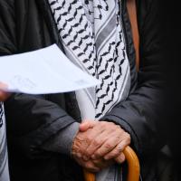  Manifestação em Lisboa contra o massacre na Palestina 