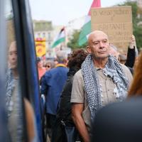  Manifestação em Lisboa contra o massacre na Palestina 