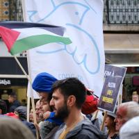  Manifestação em Lisboa contra o massacre na Palestina 
