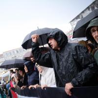  Manifestação em Lisboa contra o massacre na Palestina 