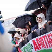  Manifestação em Lisboa contra o massacre na Palestina 