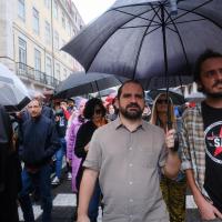  Manifestação em Lisboa contra o massacre na Palestina 