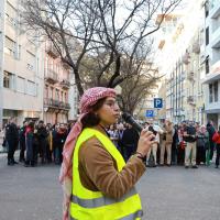  Fotogaleria do Cordão Humano pela Palestina