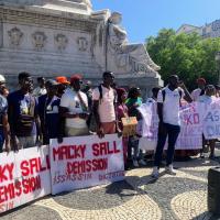  Fotogaleria da manifestação em Lisboa contra a ditadura senegalesa e os seus crimes