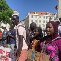  Fotogaleria da manifestação em Lisboa contra a ditadura senegalesa e os seus crimes
