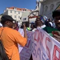  Fotogaleria da manifestação em Lisboa contra a ditadura senegalesa e os seus crimes