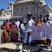  Fotogaleria da manifestação em Lisboa contra a ditadura senegalesa e os seus crimes