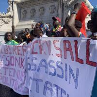  Fotogaleria da manifestação em Lisboa contra a ditadura senegalesa e os seus crimes
