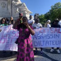  Fotogaleria da manifestação em Lisboa contra a ditadura senegalesa e os seus crimes