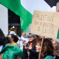  Fotogaleria: Manifestação "Palestina Independente! Paz no Médio Oriente!"