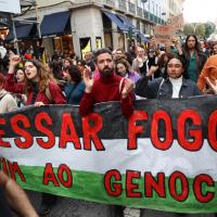  Fotogaleria: Manifestação "Palestina Independente! Paz no Médio Oriente!"