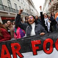  Fotogaleria: Manifestação "Palestina Independente! Paz no Médio Oriente!"