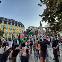  Fotogaleria da manifestação pela libertação da Palestina em Lisboa