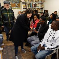  Mariana Mortágua na Associação Solidariedade Imigrante