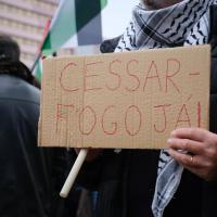  Manifestação em Lisboa pelo fim do massacre em Gaza
