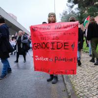  Manifestação em Lisboa pelo fim do massacre em Gaza