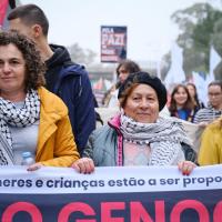  Manifestação em Lisboa pelo fim do massacre em Gaza
