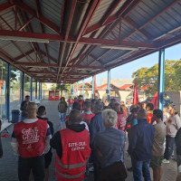 Piquete de greve na Autoeuropa, Palmela