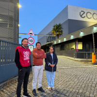 Piquete de greve na Ecco, Santa Maria da Feira