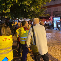 Piquete de greve no Metropolitano de Lisboa
