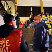 Piquete de greve no Centro de Remoção dos Olivais, Lisboa
