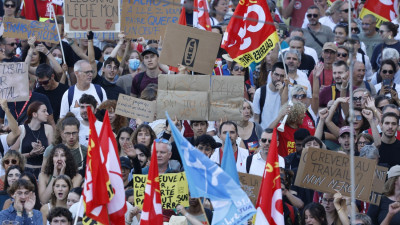 Manifestação em Montpellier