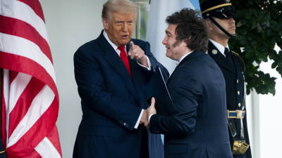 Trump com Milei.