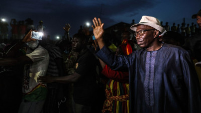 Domingos Simões Pereira em campanha em 2023