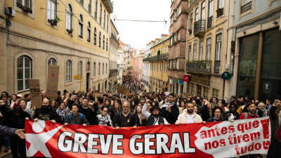 Manifestação da greve geral em Lisboa