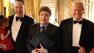 Elon Musk, Javier Milei e Donald Trump